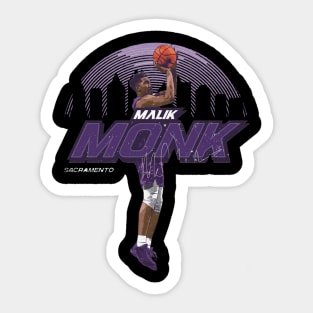 Malik Monk Sacramento Skyline Sticker